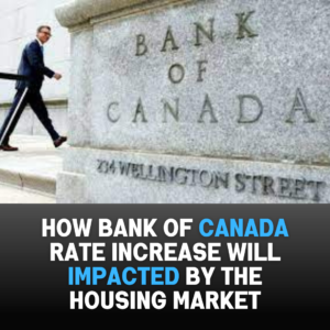 How Bank of Canada rate increase will impacted by the housing market