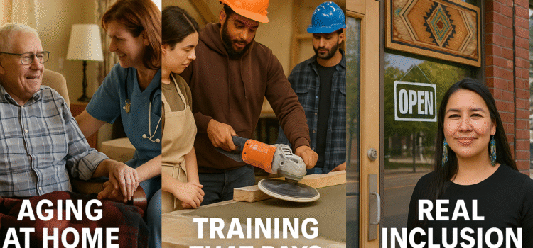 Seniors aging at home, new skills training, and an Indigenous business directory